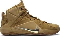 Кроссовки Nike LeBron 12 EXT Wheat, коричневый