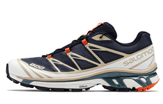 Кроссовки Salomon XT-6 Outdoor Performance Unisex, черный/светло-бежевый