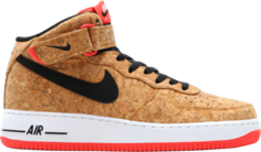 Кроссовки Nike Air Force 1 Mid Cork, загар