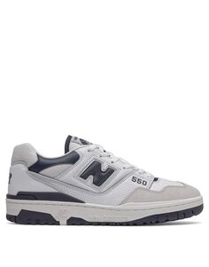 New Balance - 550 - Бело-темно-синие кроссовки