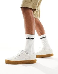 Vans – Rowley Classic – Белоснежные спортивные туфли на резиновой подошве