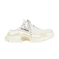Кроссовки Balenciaga Triple S Mule, кремовый