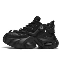 Кроссовки 12345 Chunky Sneakers Men Low-top, черный Cool Water Grapefruit & Sage