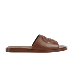 Кроссовки Gucci Slide Sandal, коричневый