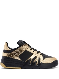 Кроссовки Giuseppe Zanotti Metallic, черный/золотой