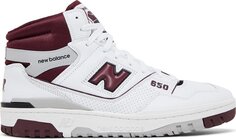 Кроссовки 650R White Burgundy, белый New Balance