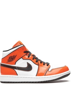 Jordan кроссовки Air Jordan 1 Mid SE Turf Orange, белый