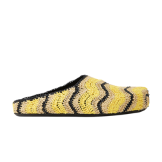 Кроссовки Marni No Vacancy x Marni Fussbett Sabot Raffia Mules, желтый