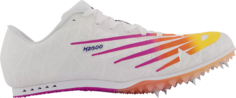 Бутсы New Balance MD500v8 White Vibrant Violet, белый