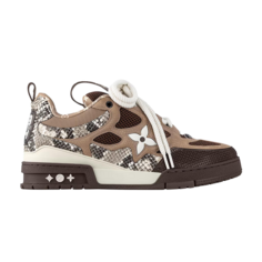 Кроссовки Louis Vuitton Skate, цвет Brown Python
