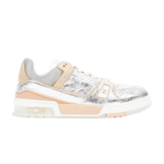 Кроссовки Louis Vuitton Trainer, серебряный