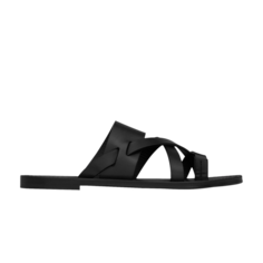 Кроссовки Saint Laurent Culver Mules, черный