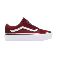 Кроссовки Vans Old Skool Platform, красный