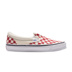 Кроссовки Vans OG Classic Slip-On LX, красный