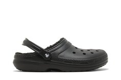 Кроссовки Crocs Classic Lined Clog, черный