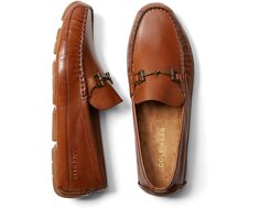 Лоферы Cole Haan Wyatt Bit Driver, цвет British Tan