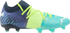 Бутсы Puma Future Z 1.2 FG AG Green Glare Elektro Aqua, зеленый