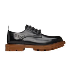 Кроссовки Alexander McQueen Shiny Derby Oxfords, черный