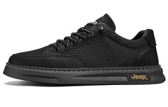 Кроссовки Jeep Skateboarding Shoes Men Low-top Black, черный