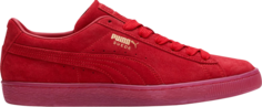 Кроссовки Puma Suede Classic Mono Gold - Red, красный