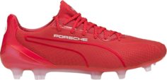 Бутсы Puma Porsche Legacy x King Platinum 911 FG AG American Beauty, красный