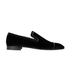 Кроссовки Christian Louboutin Dandeton Flat Velvet, черный