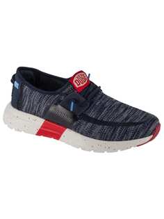 Кроссовки на шнуровке Hey Dude, темно-синий