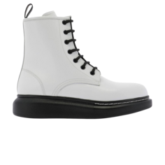 Ботинки Alexander McQueen Hybrid Lace-Up Boot, белый