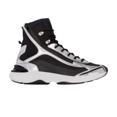Кроссовки Dior Hajime Sorayama x Dior B24 Runtek High, серебряный