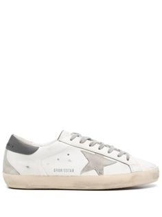 Golden Goose кеды Super-Star с эффектом потертости, белый