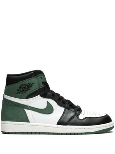 Кроссовки Air 1 Retro High OG Clay Green Jordan, зеленый