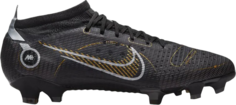 Бутсы Nike Mercurial Vapor 14 Pro FG Black Metallic Gold, черный