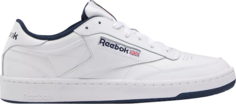 Кроссовки Club C 85 White Navy 2023, белый Reebok