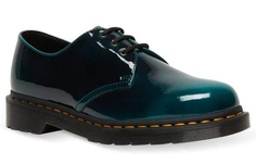 1461 Мужские повседневные унисекс низкие зеленые/черные Dr.Martens