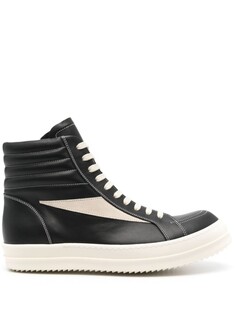 Rick Owens винтажные высокие кеды, черный