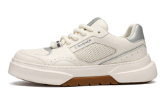 Кроссовки C°BANNER Skateboarding Shoes Men Low-top White/Silver, белый/серебряный