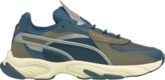 Кроссовки Puma Helly Hansen x RS-Connect Intense Blue White Asparagus, синий