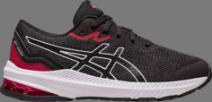 Кроссовки gt 1000 11 gs black electric red Asics, черный