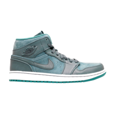 Кроссовки Air Jordan 1 Mid Nouveau Nightshade, зеленый