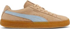 Кроссовки Puma Maison Kitsune x Suede Crepe Travertine Chambray Blue, коричневый