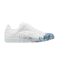 Кроссовки Maison Margiela Replica Paint Splatter - White Indigo, белый