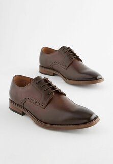 REGULAR FIT Contrast Derby Next, Повседневные туфли на шнуровке коричневый