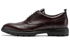 Туфли мужские низкие бордовые Ecco