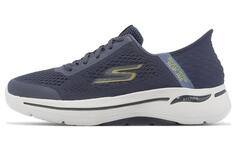 Кроссовки Skechers Go Walk Arch Fit Lifestyle Shoes Men Low-top Blue/yellow/white, синий
