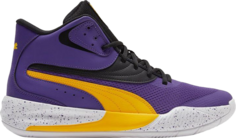 Кроссовки Puma Triple Mid Splatter Prism Violet Spectra Yellow, фиолетовый