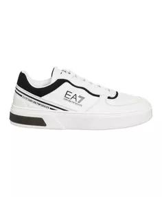 Кроссовки с разноцветными шнурками Emporio Armani Ea7, белый