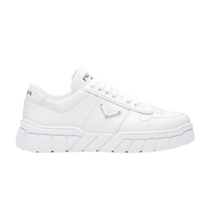 Кроссовки Prada Leather Sneakers White, белый