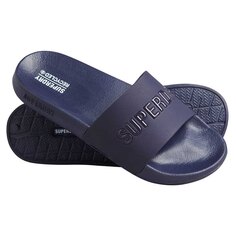 Шлепанцы Superdry Code Logo Vegan Pool, синий