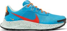 Кроссовки Nike Pegasus Trail 3 Laser Blue Habanero Red, синий