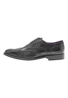Элегантные туфли на шнуровке Signature Wing Cap Brogue Next, черный